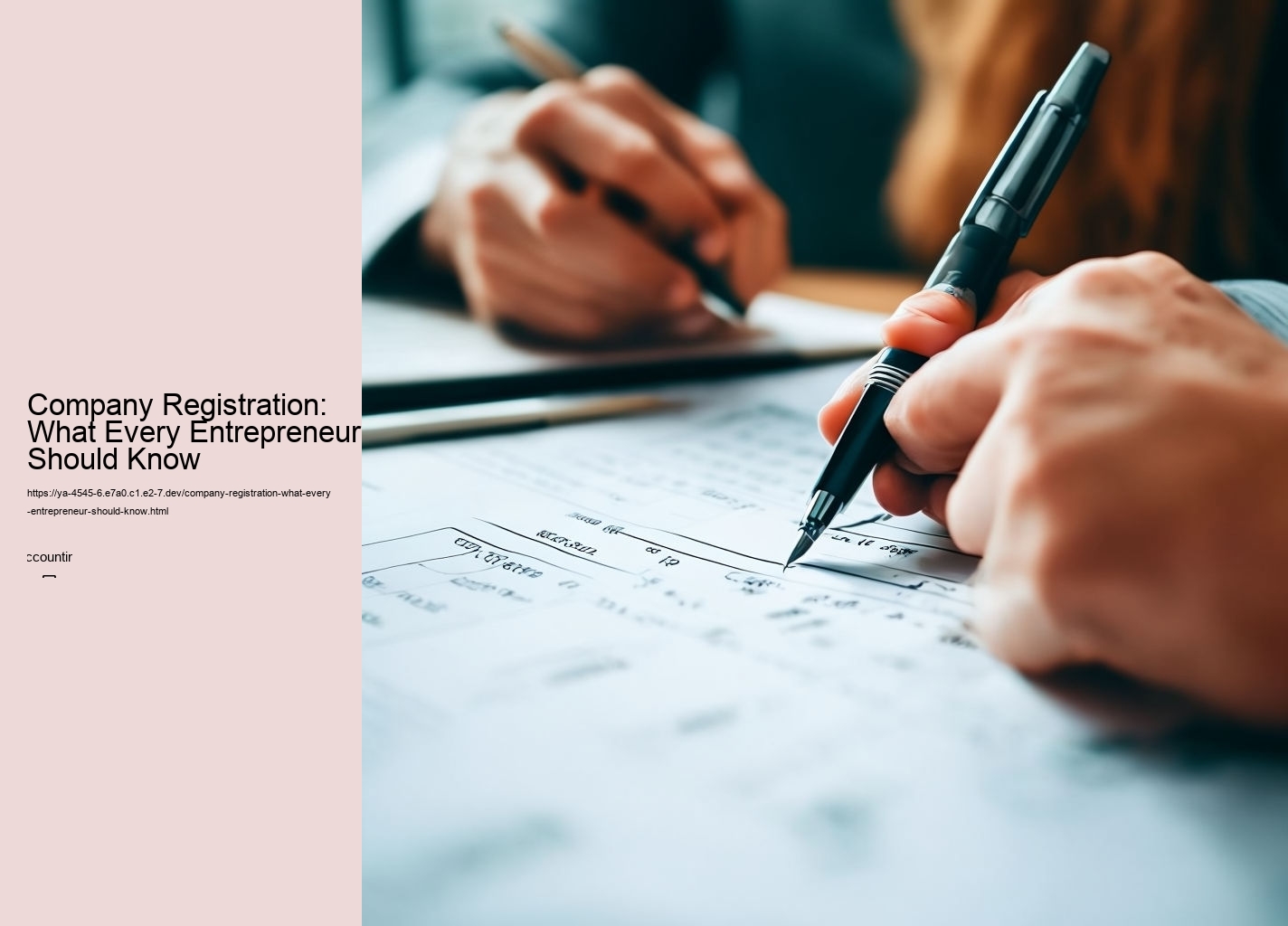 Company Registration: What Every Entrepreneur Should Know